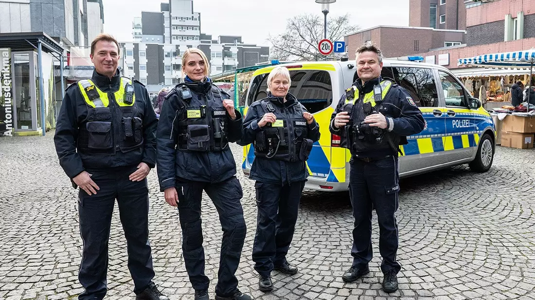 POL-RE: Polizeipräsenz und gute Zusammenarbeit mit den Ordnungskräften der Stadt Herten - Bild: presseportal.de