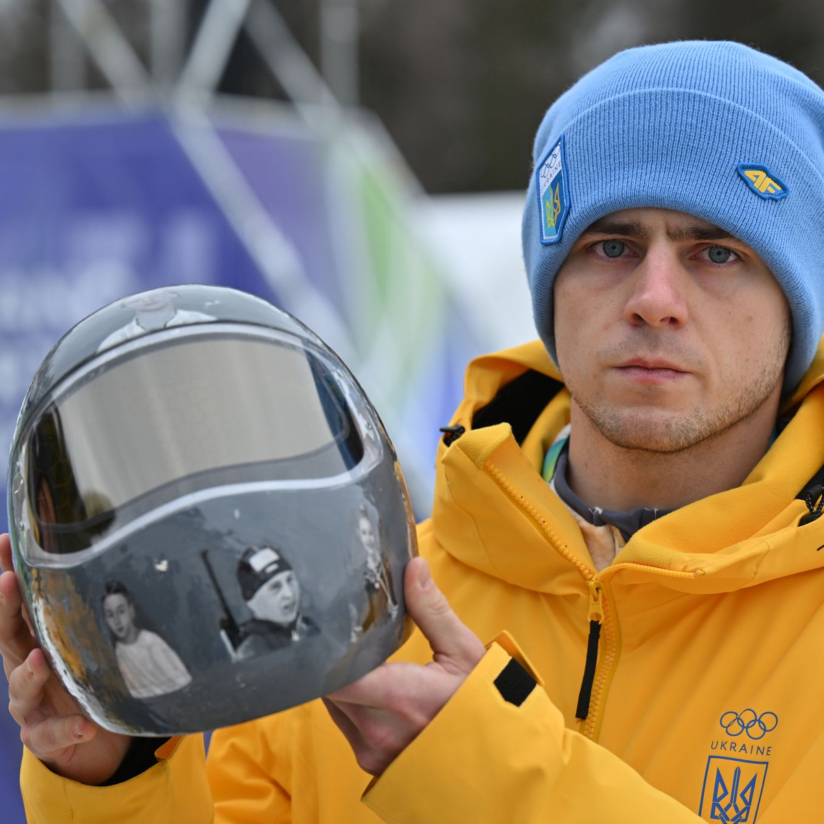 Von den olympischen Wettbewerben ausgeschlossen: Der ukrainische Skeleton-Pilot  Wladislaw Heraskewytsch. - Foto: Robert Michael/dpa