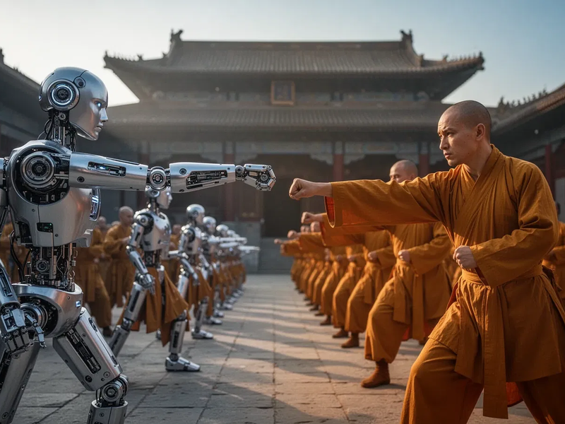 AgiBot-Roboter trainieren Kung Fu im Shaolin-Tempel - Foto: über boerse-global.de