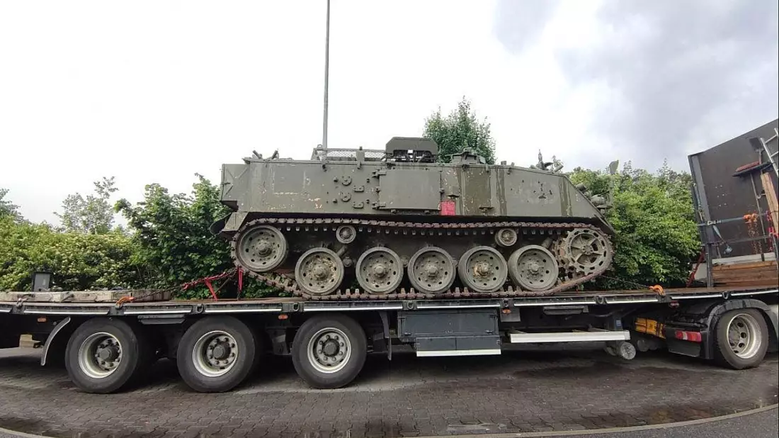 Panzer auf Lkw (Archiv) - Bild: via dts Nachrichtenagentur
