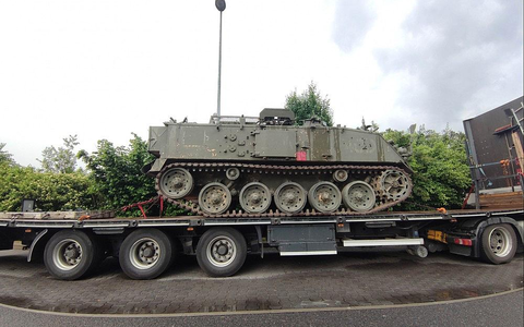 Panzer auf Lkw (Archiv) - Foto: via dts Nachrichtenagentur