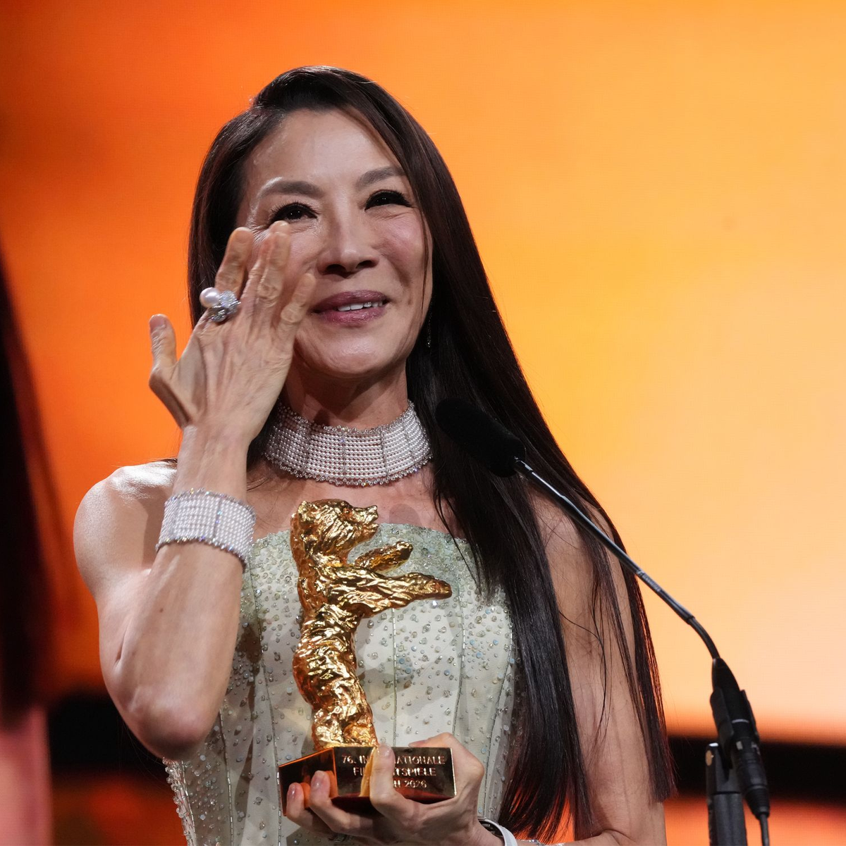 Michelle Yeoh hat 2023 den Oscar gewonnen.  - Foto: Soeren Stache/dpa