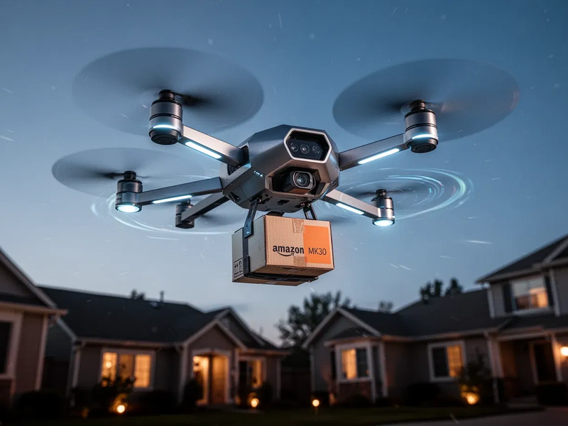 Amazon drängt Drohnen-Lieferung in US-Vororte voran - Foto: über boerse-global.de