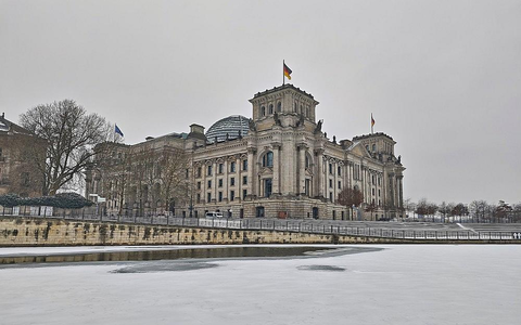 Regierungsviertel im Winter (Archiv) - Foto: via dts Nachrichtenagentur