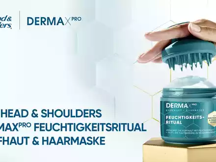 Eine gesunde Kopfhaut ist die Basis für schönes Haar - Jetzt bekommt sie ein eigenes Ritual / Neu: Head & Shoulders DERMAXPRO Feuchtigkeitsritual Kopfhaut und Haarmaske - Foto: presseportal.de
