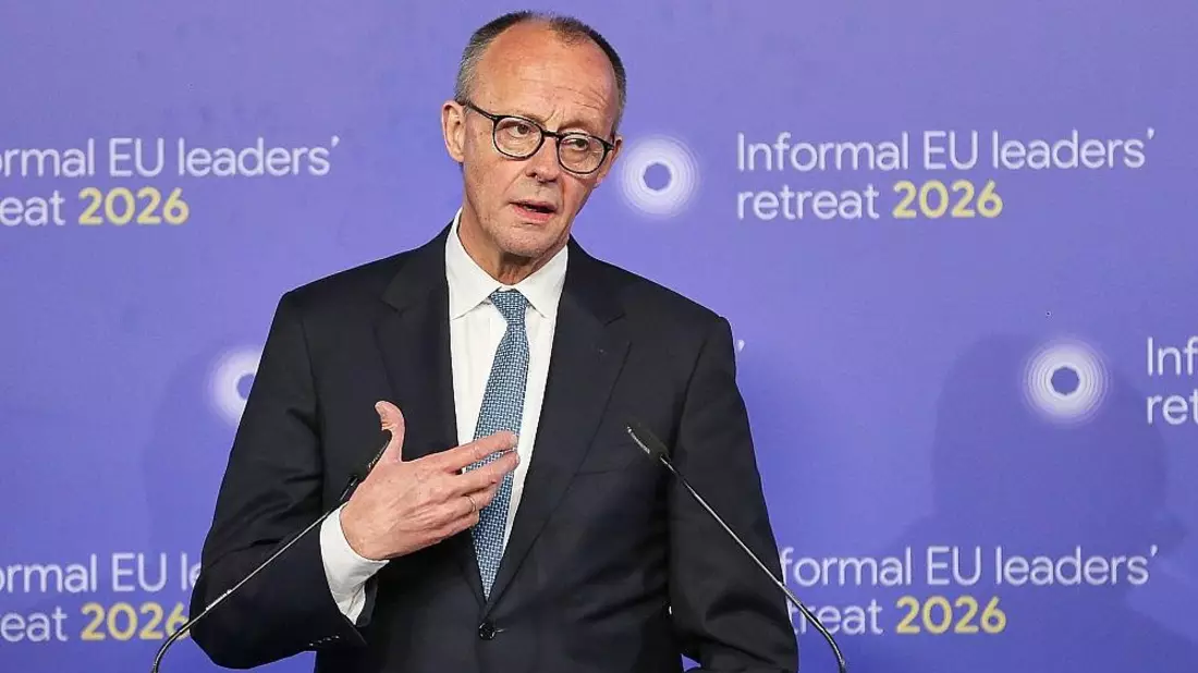 Friedrich Merz am 12.02.2026 - Bild: via dts Nachrichtenagentur