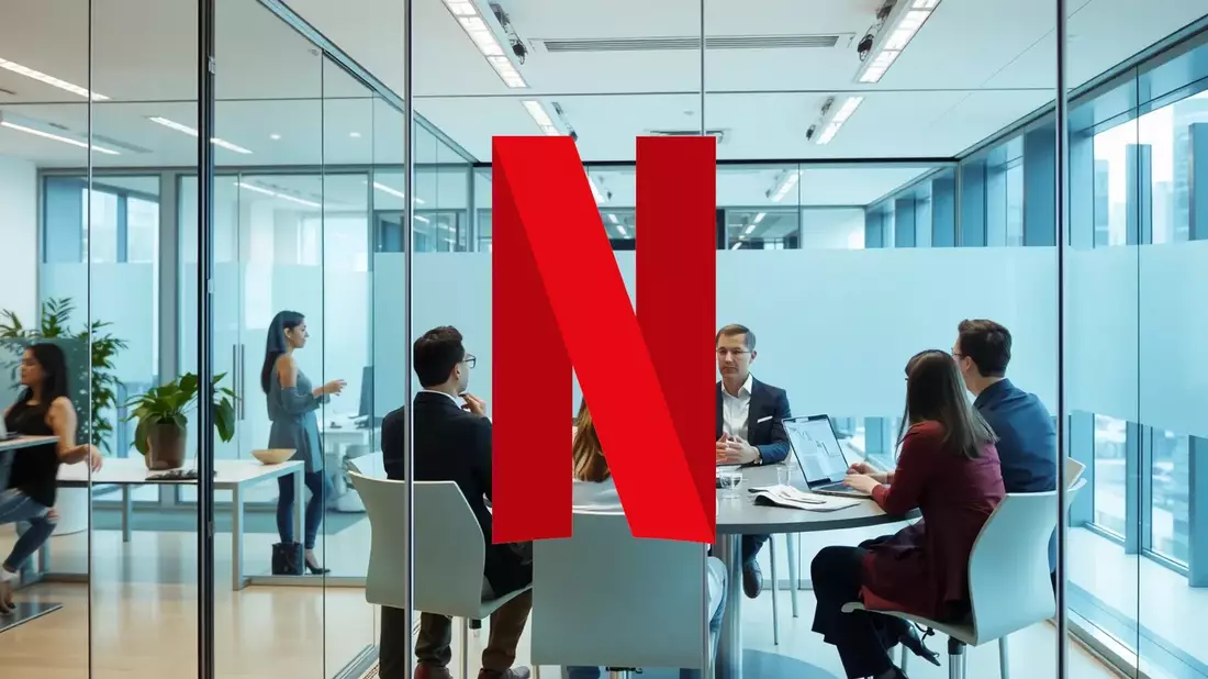 Activist Investor Challenges Netflix-Warner Bid as Stock Hits Fresh Low Illustration mit AI erstellt übermittelt durch boerse-global.de