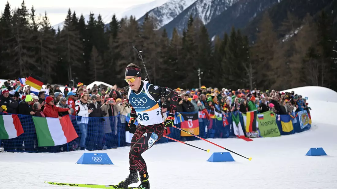 Philipp Horn war der beste Deutsche im Sprint. - Bild: Hendrik Schmidt/dpa
