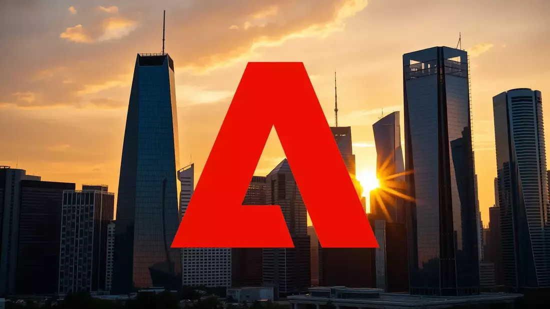 Mixed Signals for Adobe as AI Rivalry Intensifies Illustration mit AI erstellt übermittelt durch boerse-global.de