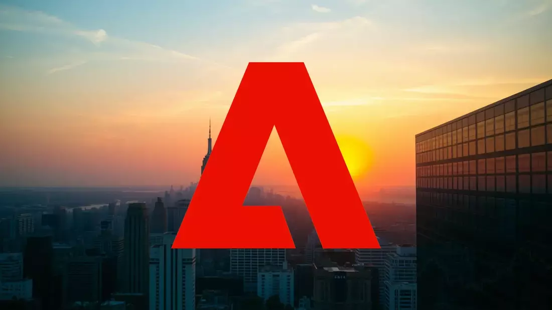 Adobe en un entorno desafiante: señales mixtas para la cotización Illustration mit AI erstellt übermittelt durch boerse-global.de