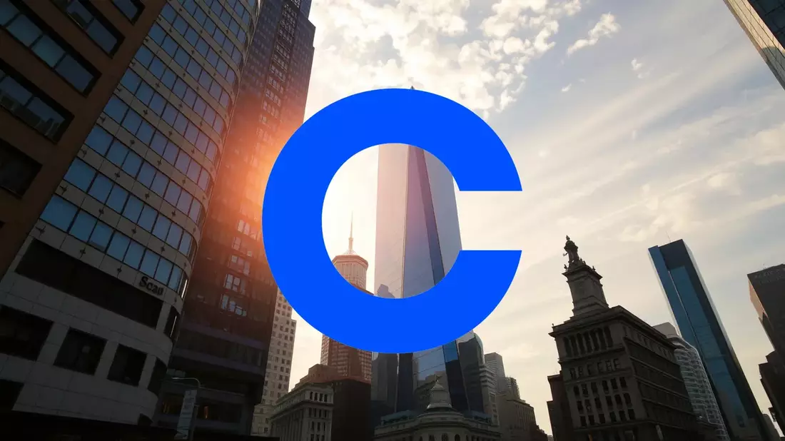 Coinbase sorprende con rally alcista pese a un Q4 con pérdidas y una facturación menor Illustration mit AI erstellt übermittelt durch boerse-global.de