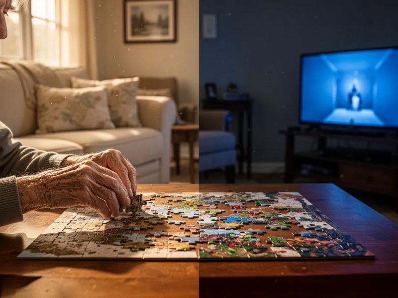 Studie: Geistig aktives Sitzen schützt das Gehirn vor Demenz - Foto: über boerse-global.de