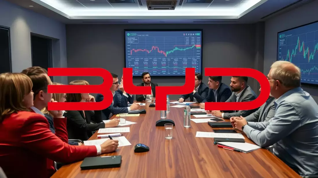 Geopolitical Blip Sends BYD Shares on a Wild Ride as Pentagon Listing Briefly Surfaces and Withdraws Illustration mit AI erstellt übermittelt durch boerse-global.de