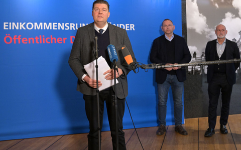 Länder-Verhandlungsführer Andreas Dressel hält den Tarifabschluss für vertretbar. - Foto: Michael Bahlo/dpa