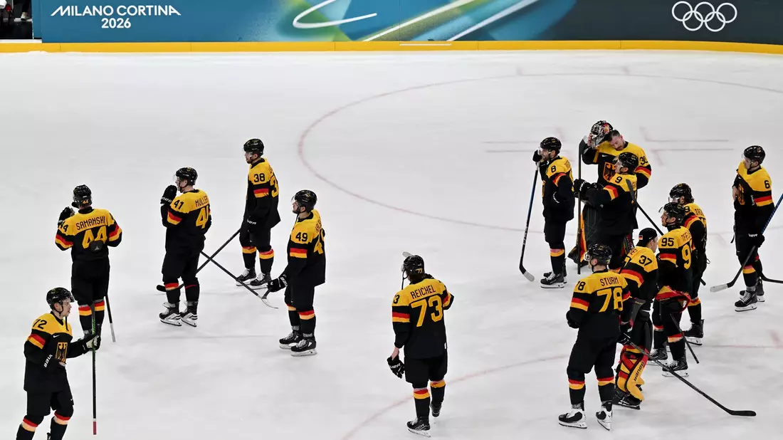 Enttäuschung für das deutsche Eishockey-Team gegen Lettland - Bild: Peter Kneffel/dpa