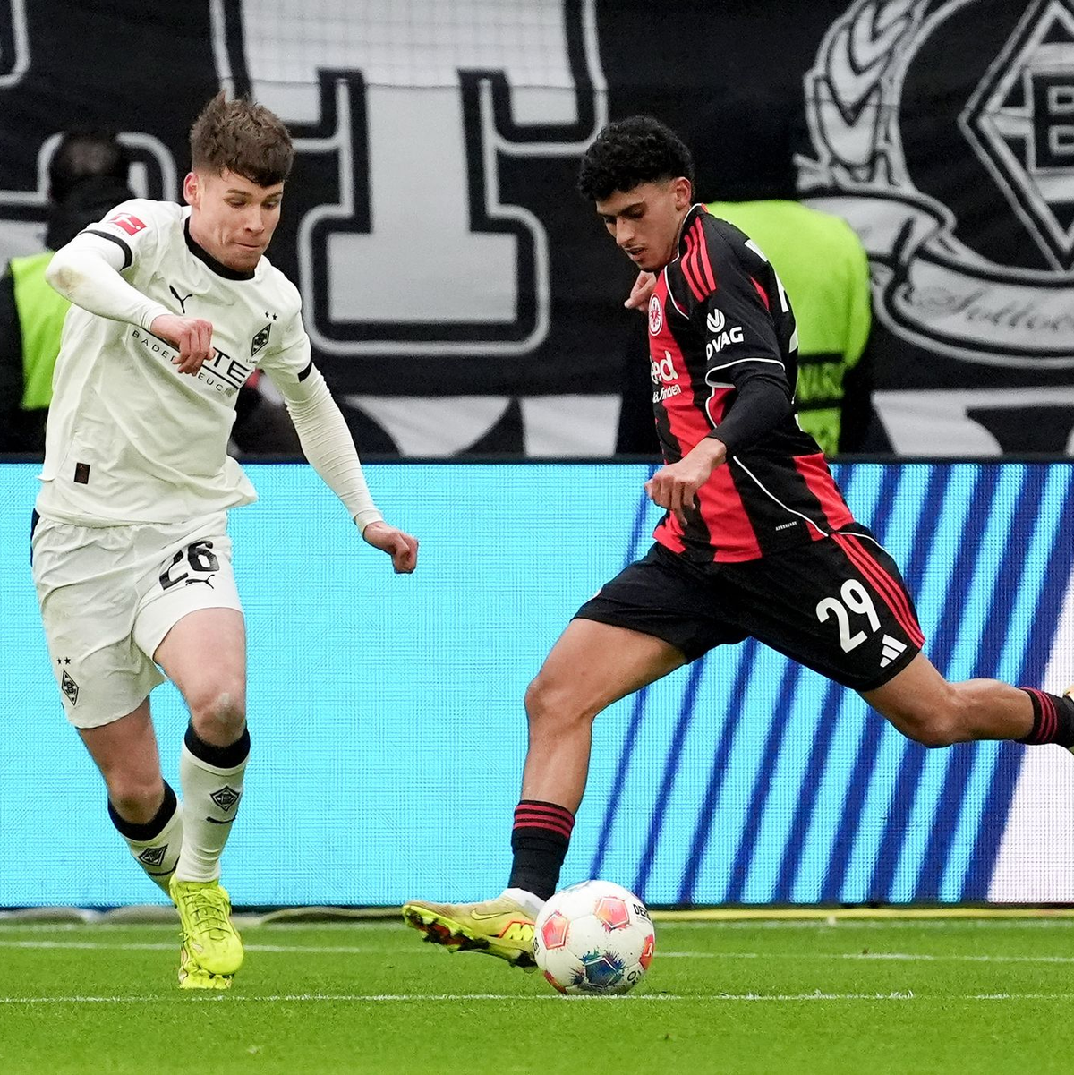 Erzielte das zweite Frankfurter Tor: Ayoube Amaimouni-Echghouyab. - Foto: Marc Schüler/dpa