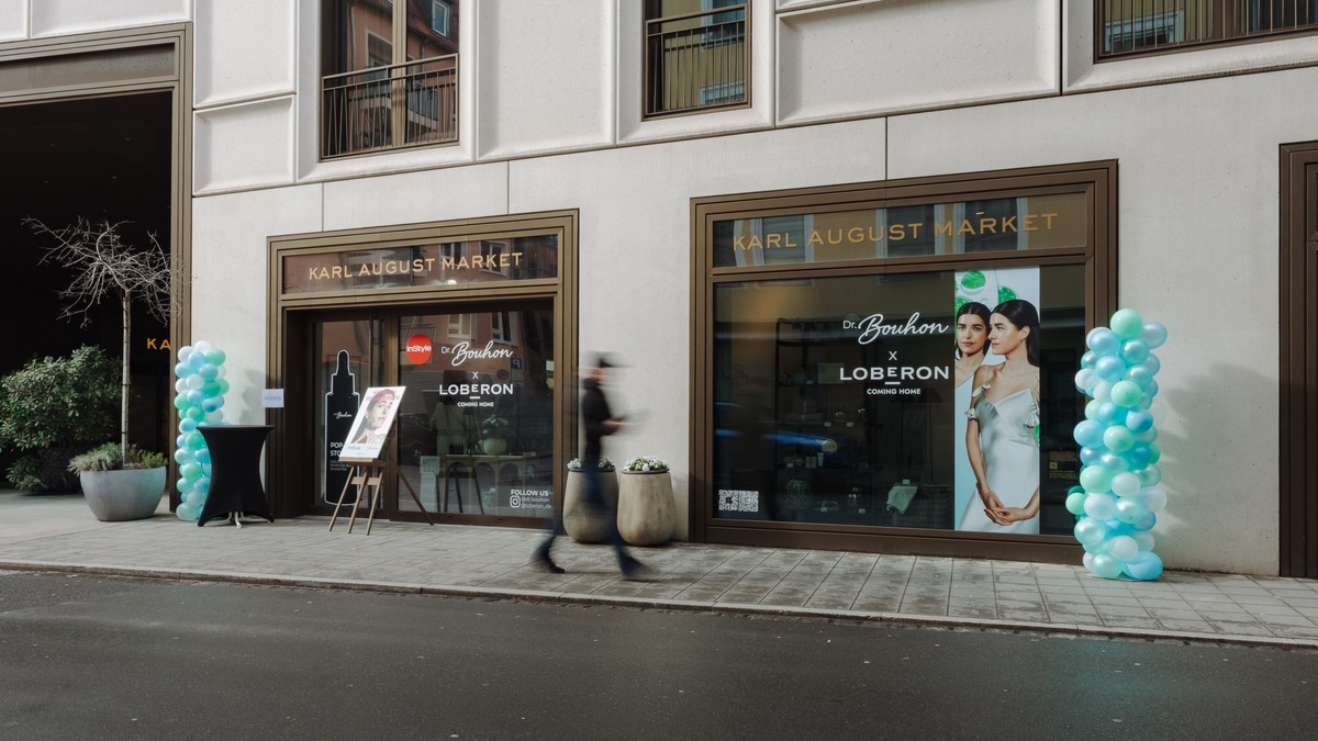 Erfolgreiches Big Opening: Dr. Bouhon & LOBERON eröffnen gemeinsamen Pop-up-Store in Nürnberg - Foto: presseportal.de