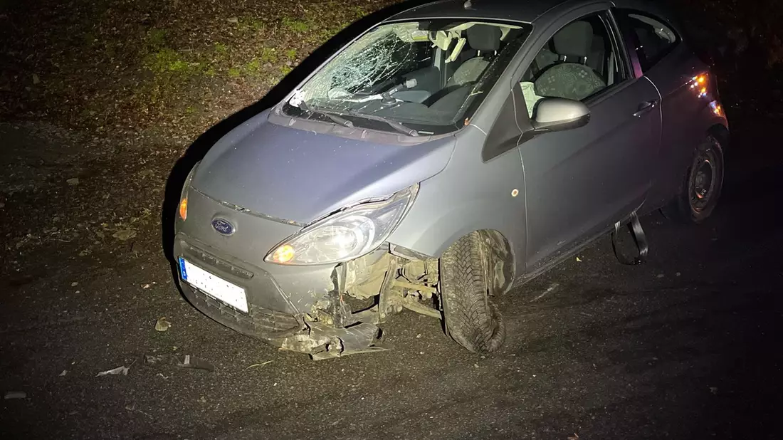 POL-GM: 20-Jährige kommt von der Fahrbahn ab - Bild: presseportal.de