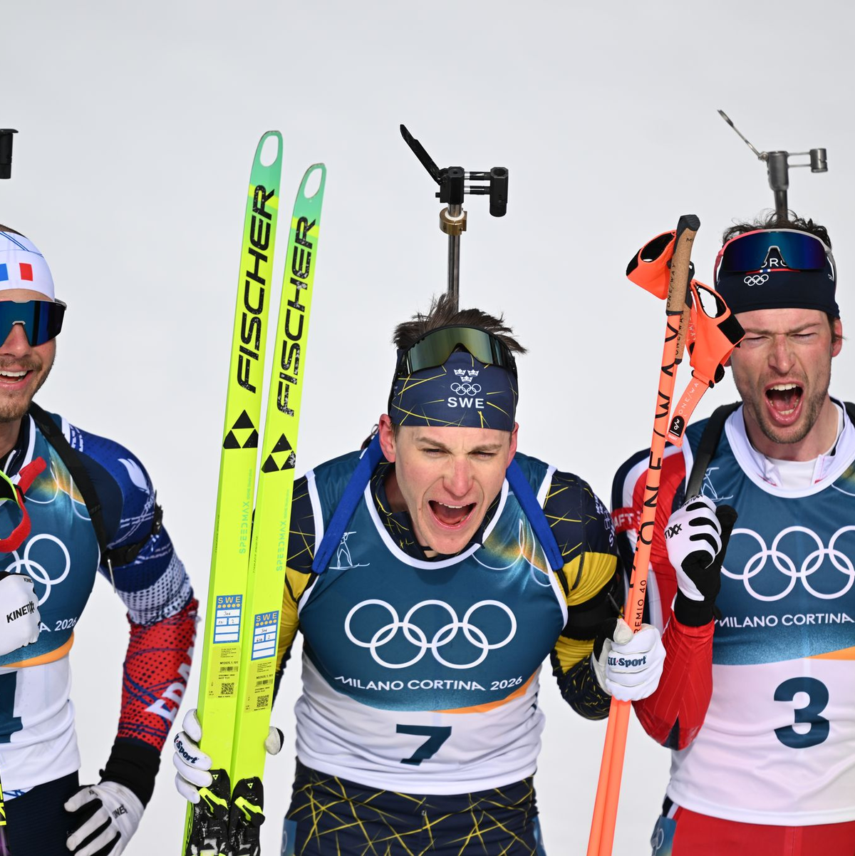 Bei den Männern jubeln die anderen, nur nicht die Deutschen. - Foto: Hendrik Schmidt/dpa