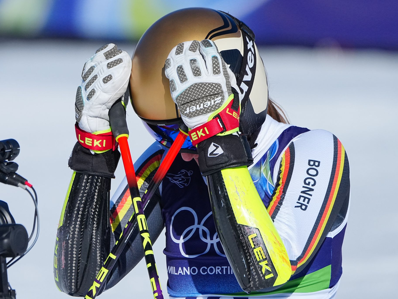 Lena Dürr verpasste im Olympia-Riesenslalom eine mögliche Medaille. - Foto: Michael Kappeler/dpa