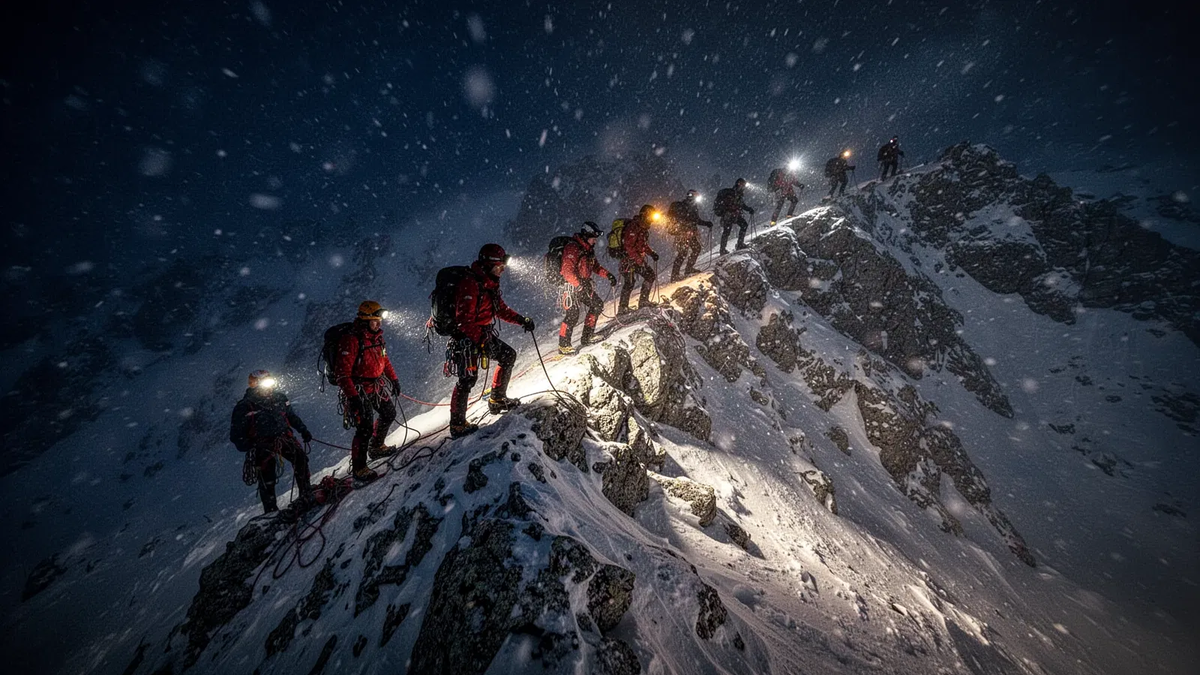 Bergrettung befreit zwei Wanderer aus Schneesturm - Foto: über boerse-global.de