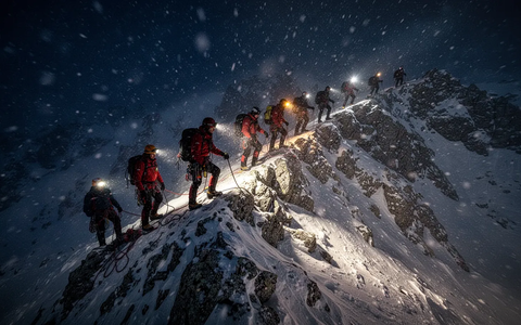 Bergrettung befreit zwei Wanderer aus Schneesturm - Foto: über boerse-global.de