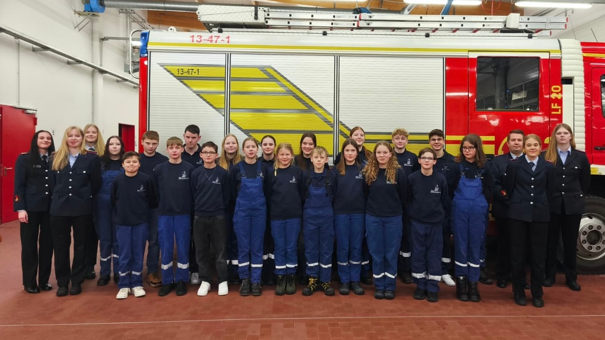 FW-OLL: Jahreshauptversammlung der Jugendfeuerwehr der Gemeinde Großenkneten - Rückblick auf ein ereignisreiches Jahr - Foto: presseportal.de