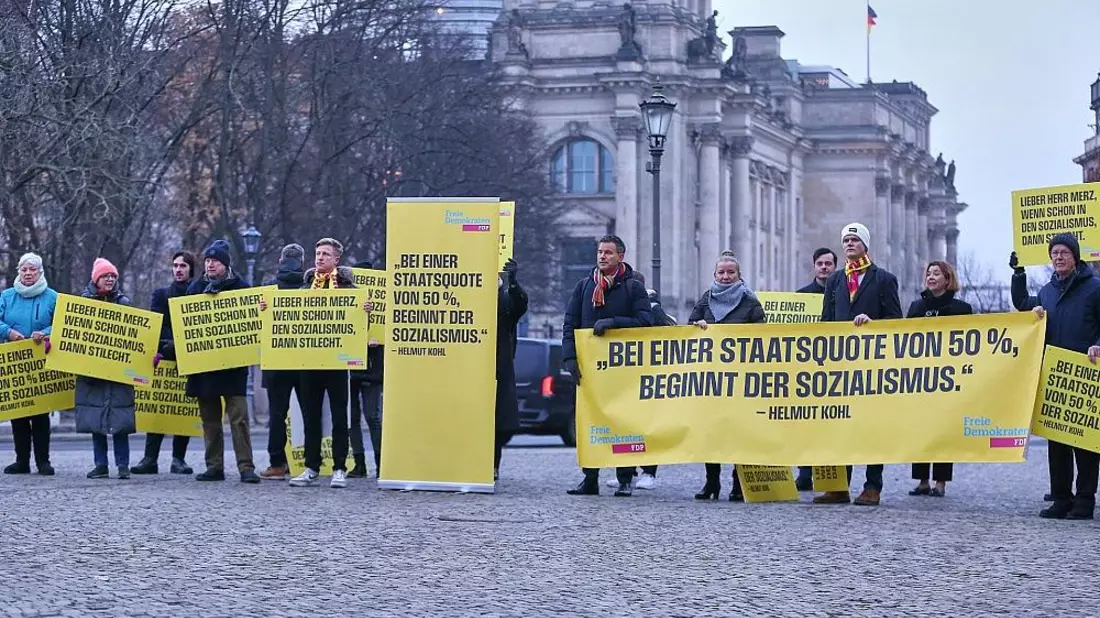 Demo der FDP vor dem Brandenburger Tor (Archiv) - Bild: via dts Nachrichtenagentur