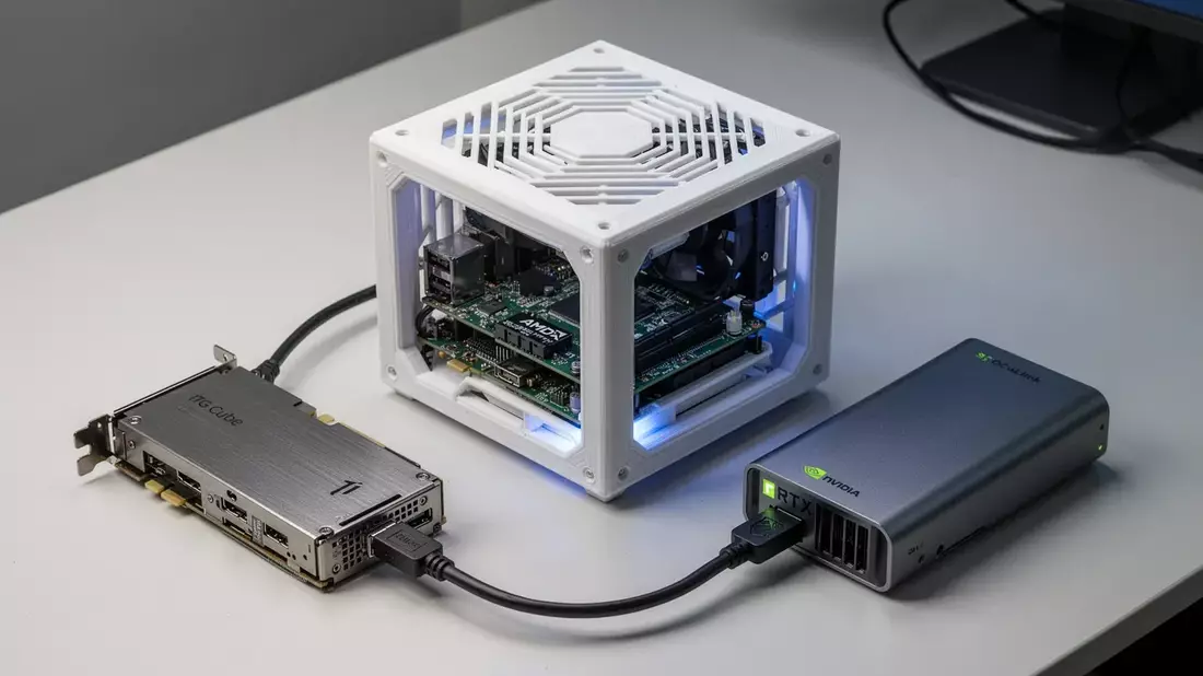 ITG Cube: 3D-gedruckter Mini-PC holt Spiele-Power ins Wohnzimmer - Bild: über boerse-global.de