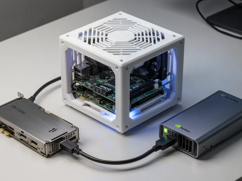 ITG Cube: 3D-gedruckter Mini-PC holt Spiele-Power ins Wohnzimmer - Foto: über boerse-global.de