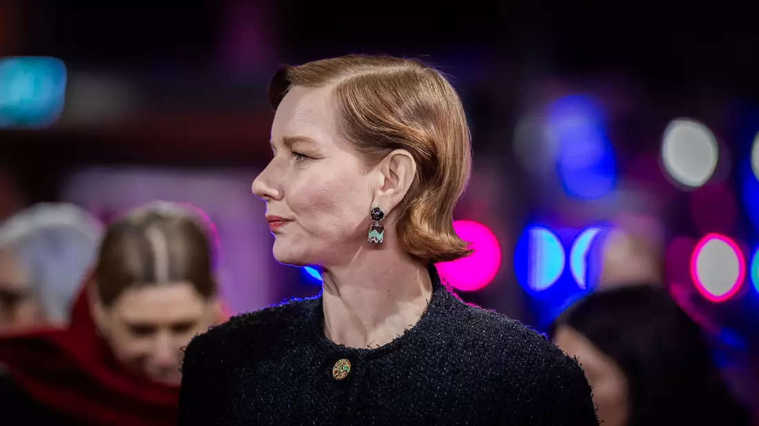 Sandra Hüller vor der Premiere. - Bild: Christoph Soeder/dpa