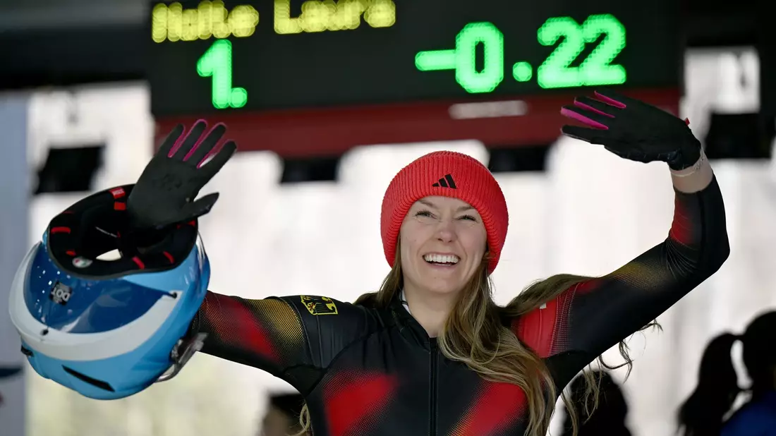 Laura Nolte will mit Deborah Levi auch im Zweierbob Gold holen. - Bild: Robert Michael/dpa