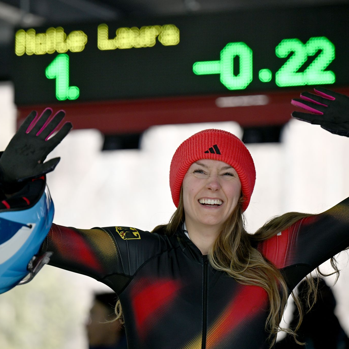 Laura Nolte will mit Deborah Levi auch im Zweierbob Gold holen. - Foto: Robert Michael/dpa