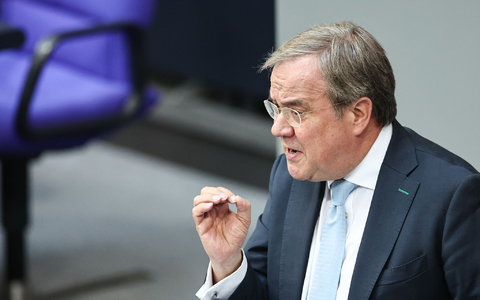 Laschet dämpft die Erwartungen an die Gespräche mit Frankreich über einen europäischen Atomschirm. (Archivfoto) - Foto: Hannes P. Albert/dpa