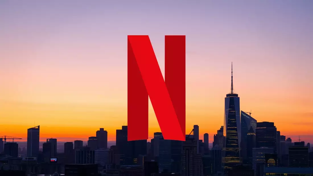 Netflix Shares Face Dual Headwinds Amid Acquisition Battle and Sector Jitters Illustration mit AI erstellt übermittelt durch boerse-global.de
