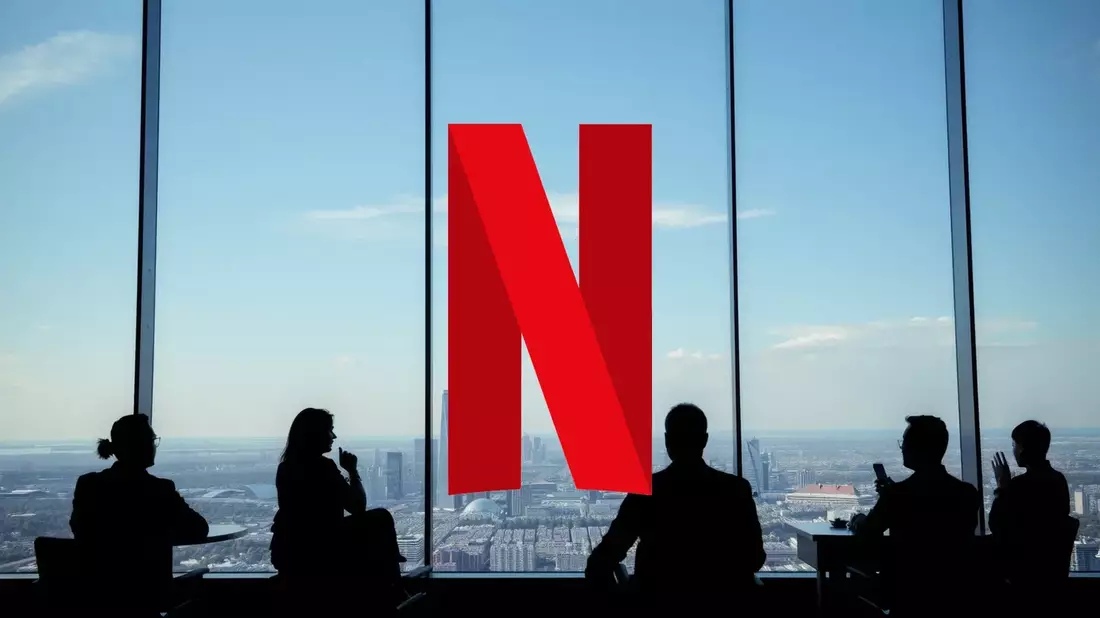 La acción de Netflix enfrenta un doble desafío: presión en bolsa y una batalla por adquisiciones Illustration mit AI erstellt übermittelt durch boerse-global.de