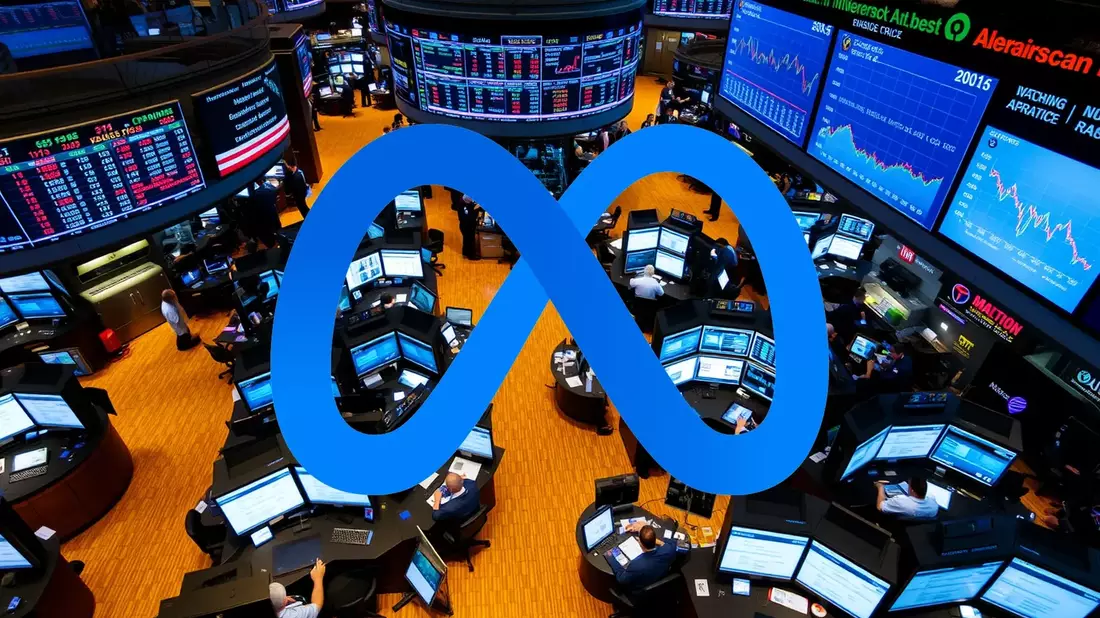 Meta: La apuesta multimillonaria en IA que escrutiniza su estructura financiera Illustration mit AI erstellt übermittelt durch boerse-global.de
