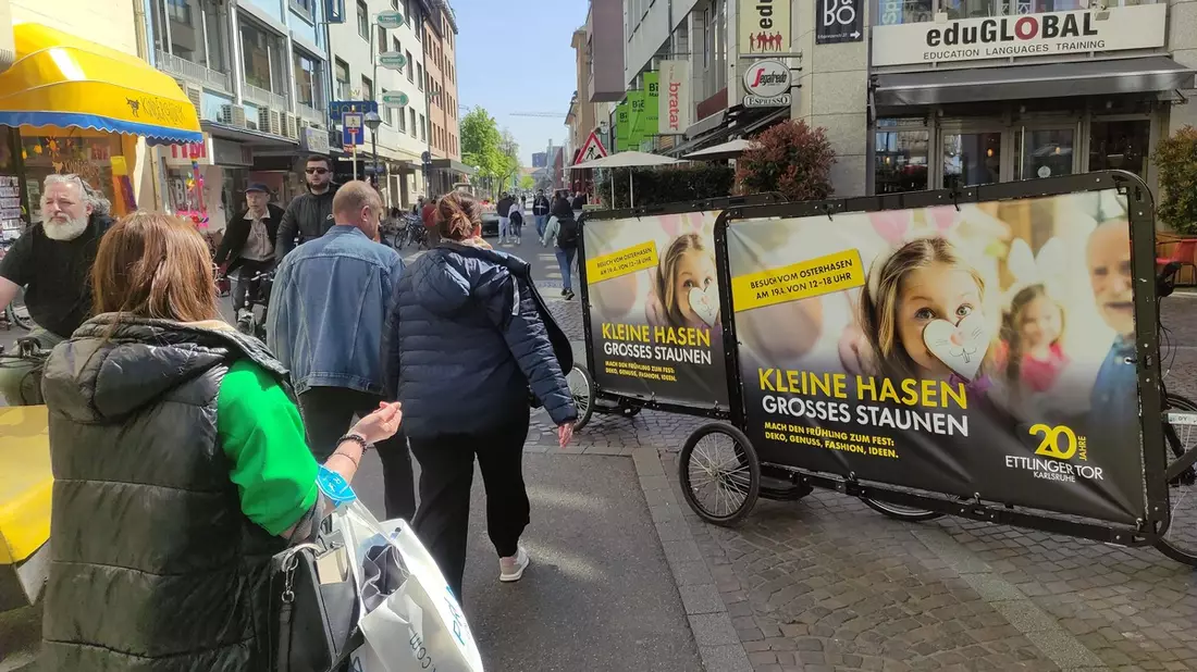 Werbefahrräder von DYBILL: Wie Shoppingcenter ihr Marketing und ihre Aktionstage aufs nächste Level heben - Bild: presseportal.de