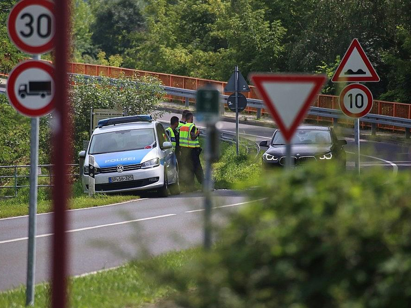 Verkehrskontrolle an der Grenze zu Polen (Archiv) - Foto: via dts Nachrichtenagentur