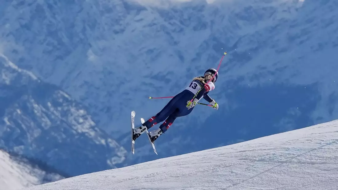 Der Skistar stürzte bei der Olympia-Abfahrt schwer. (Archivbild) - Bild: Jacquelyn Martin/AP/dpa