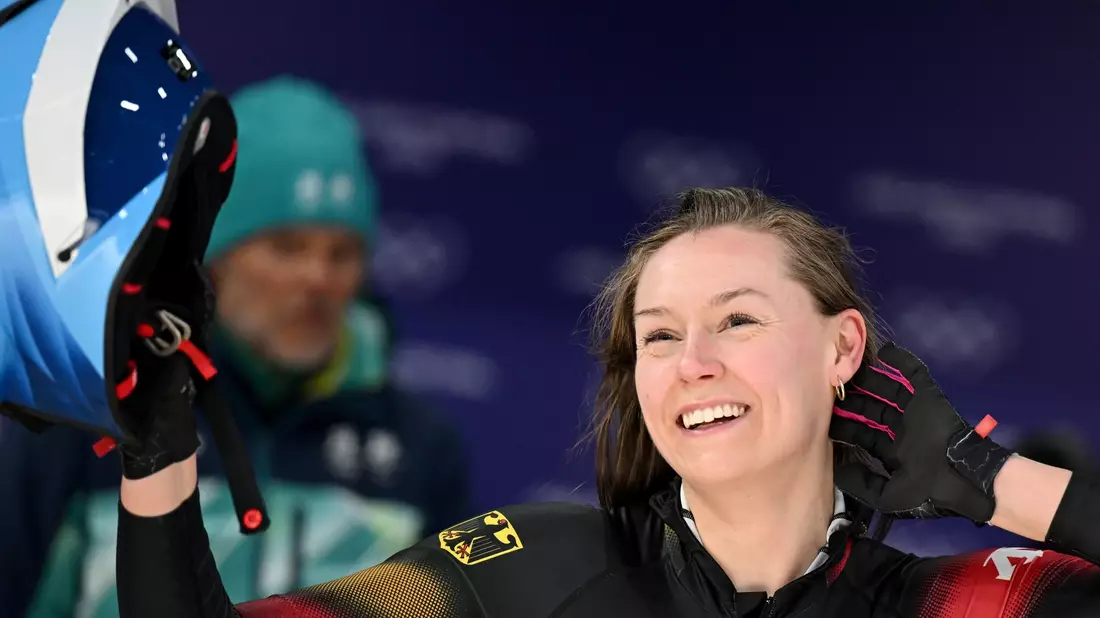 Vor vier Jahren in Peking war Laura Nolte noch Vierte im Monobob geworden. - Bild: Robert Michael/dpa