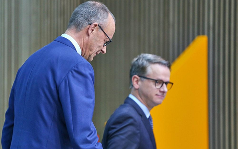 Friedrich Merz und Carsten Linnemann (Archiv) - Foto: via dts Nachrichtenagentur