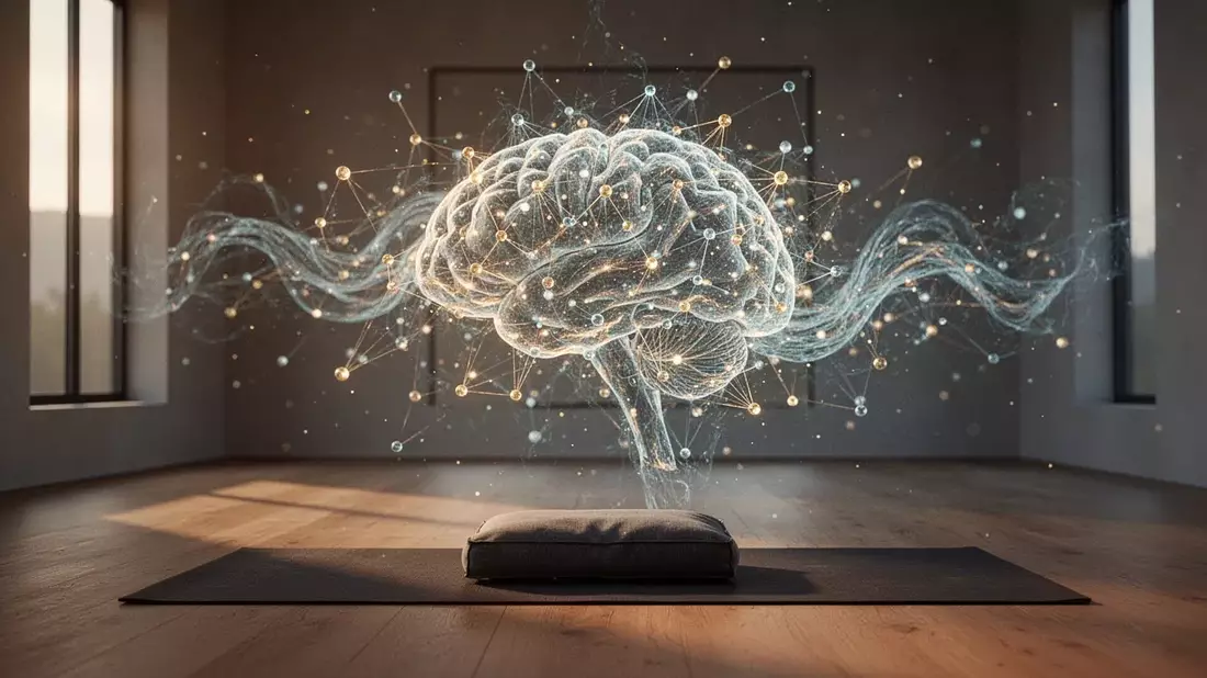 Studie: Vipassana-Meditation bringt das Gehirn in optimalen Zustand Illustration mit AI erstellt übermittelt durch boerse-global.de