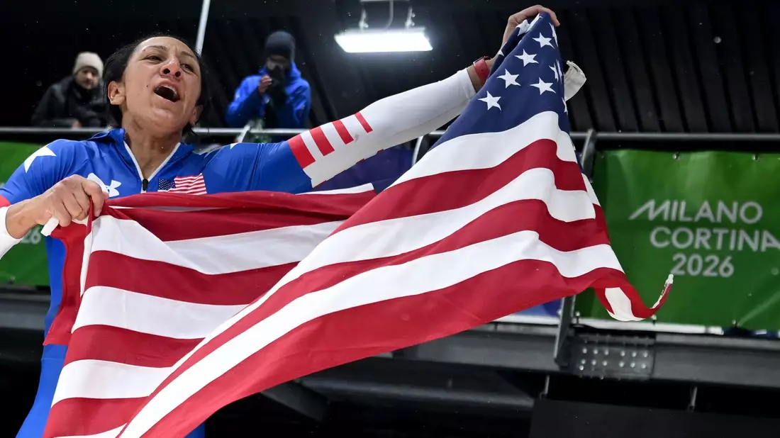 Elana Meyers Taylor aus den USA wurde mit 41 Jahren Olympiasiegerin. - Bild: Robert Michael/dpa