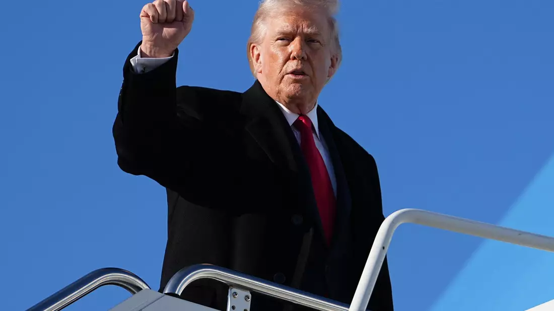 US-Präsident Donald Trump denkt offenbar über einen Olympia-Kurzbesuch nach. - Bild: Matt Rourke/AP/dpa