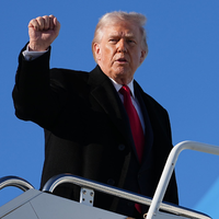 US-Präsident Donald Trump denkt offenbar über einen Olympia-Kurzbesuch nach. - Foto: Matt Rourke/AP/dpa