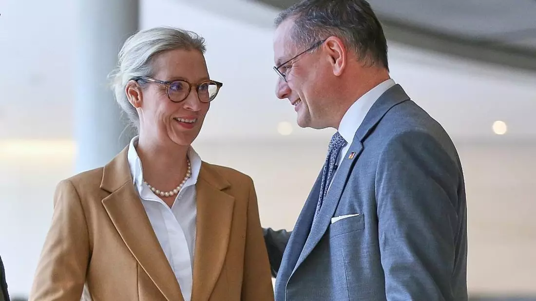 Alice Weidel und Tino Chrupalla (Archiv) - Bild: via dts Nachrichtenagentur