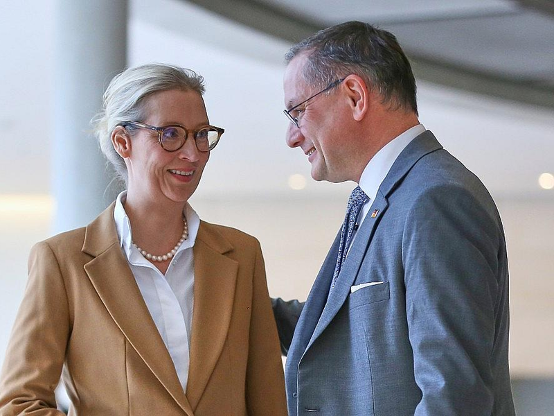Alice Weidel und Tino Chrupalla (Archiv) - Foto: via dts Nachrichtenagentur