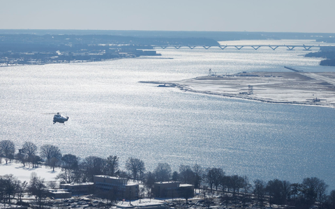 Abwasser gelangte in den Potomac - Trump kritisiert Demokraten. - Foto: Tom Brenner/FR117851 AP/AP/dpa