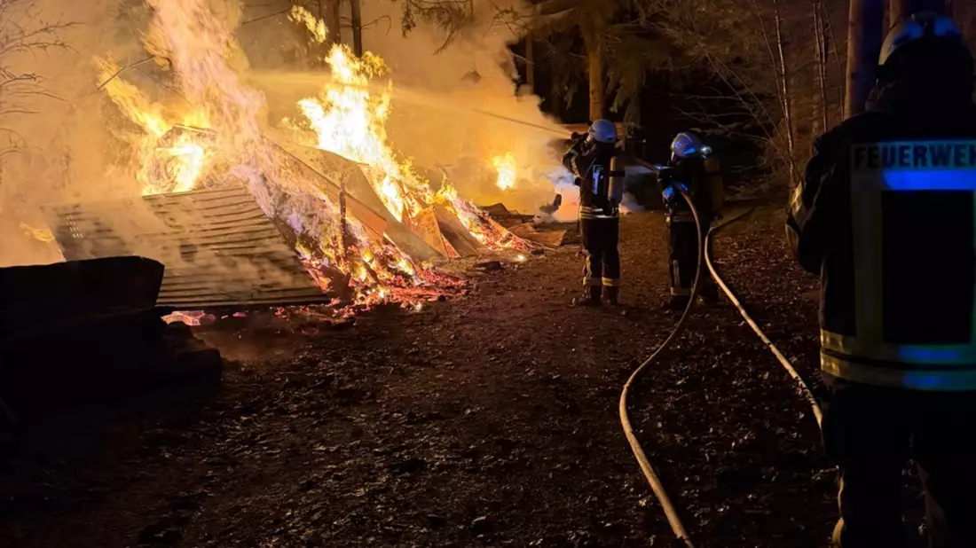 FW-ROW: Feuerschein im Wald bestätigt - Feuerwehren im Folgeeinsatz - Bild: presseportal.de